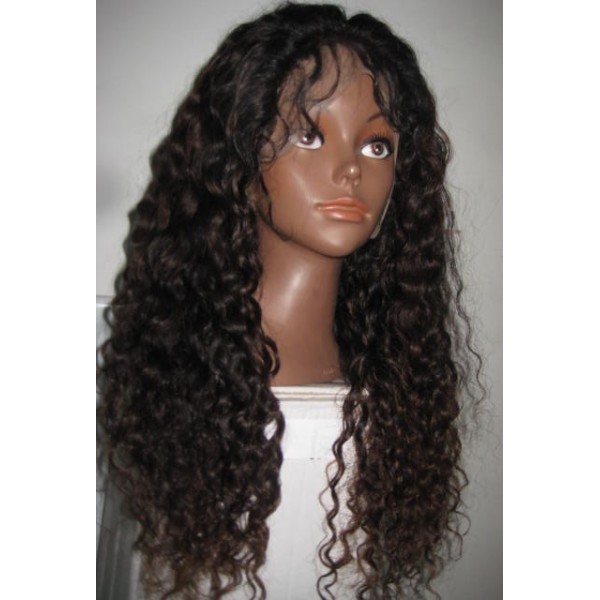 Full lace Wig Brazilian hair Curly 20inch 150% density - Hair and